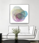 Evolving Planets II by Grace Popp on GIANT ART - blue abstract