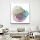 Evolving Planets II by Grace Popp on GIANT ART - blue abstract