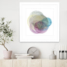 Evolving Planets II by Grace Popp on GIANT ART - blue abstract