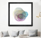 Evolving Planets II by Grace Popp on GIANT ART - blue abstract