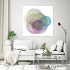 Evolving Planets II by Grace Popp on GIANT ART - blue abstract