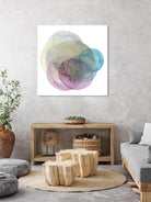 Evolving Planets II by Grace Popp on GIANT ART - blue abstract