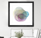 Evolving Planets II by Grace Popp on GIANT ART - blue abstract