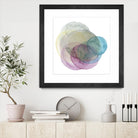 Evolving Planets II by Grace Popp on GIANT ART - blue abstract