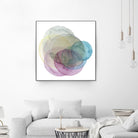 Evolving Planets II by Grace Popp on GIANT ART - blue abstract