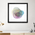 Evolving Planets II by Grace Popp on GIANT ART - blue abstract