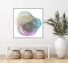 Evolving Planets II by Grace Popp on GIANT ART - blue abstract