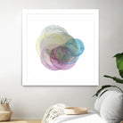 Evolving Planets II by Grace Popp on GIANT ART - blue abstract