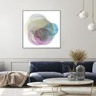 Evolving Planets II by Grace Popp on GIANT ART - blue abstract