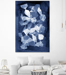 Indigo Glass II by Grace Popp on GIANT ART - blue abstract