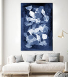 Indigo Glass II by Grace Popp on GIANT ART - blue abstract