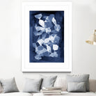 Indigo Glass II by Grace Popp on GIANT ART - blue abstract