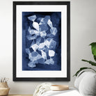 Indigo Glass II by Grace Popp on GIANT ART - blue abstract