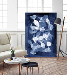 Indigo Glass II by Grace Popp on GIANT ART - blue abstract