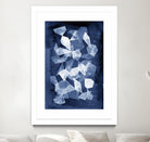 Indigo Glass II by Grace Popp on GIANT ART - blue abstract