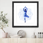 Yoga Flow III by Grace Popp on GIANT ART - blue leisure