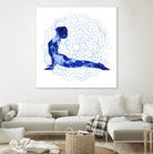 Yoga Flow VI by Grace Popp on GIANT ART - blue leisure