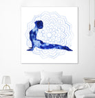 Yoga Flow VI by Grace Popp on GIANT ART - blue leisure