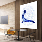 Yoga Flow VI by Grace Popp on GIANT ART - blue leisure
