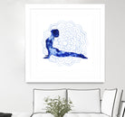 Yoga Flow VI by Grace Popp on GIANT ART - blue leisure
