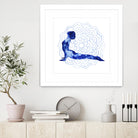 Yoga Flow VI by Grace Popp on GIANT ART - blue leisure