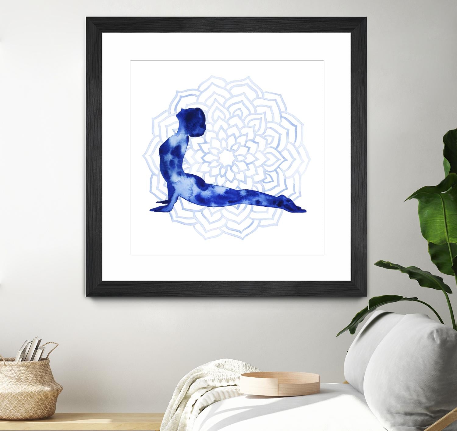 Yoga Flow VI by Grace Popp on GIANT ART - blue leisure