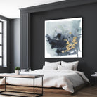 Cerulean & Gold I by Victoria Borges on GIANT ART - abstract