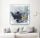 Cerulean & Gold I by Victoria Borges on GIANT ART - abstract