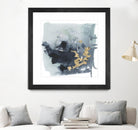 Cerulean & Gold I by Victoria Borges on GIANT ART - abstract