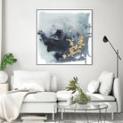 Cerulean & Gold I by Victoria Borges on GIANT ART - abstract