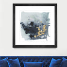Cerulean & Gold I by Victoria Borges on GIANT ART - abstract