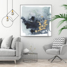 Cerulean & Gold I by Victoria Borges on GIANT ART - abstract