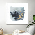 Cerulean & Gold I by Victoria Borges on GIANT ART - abstract