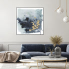 Cerulean & Gold I by Victoria Borges on GIANT ART - abstract