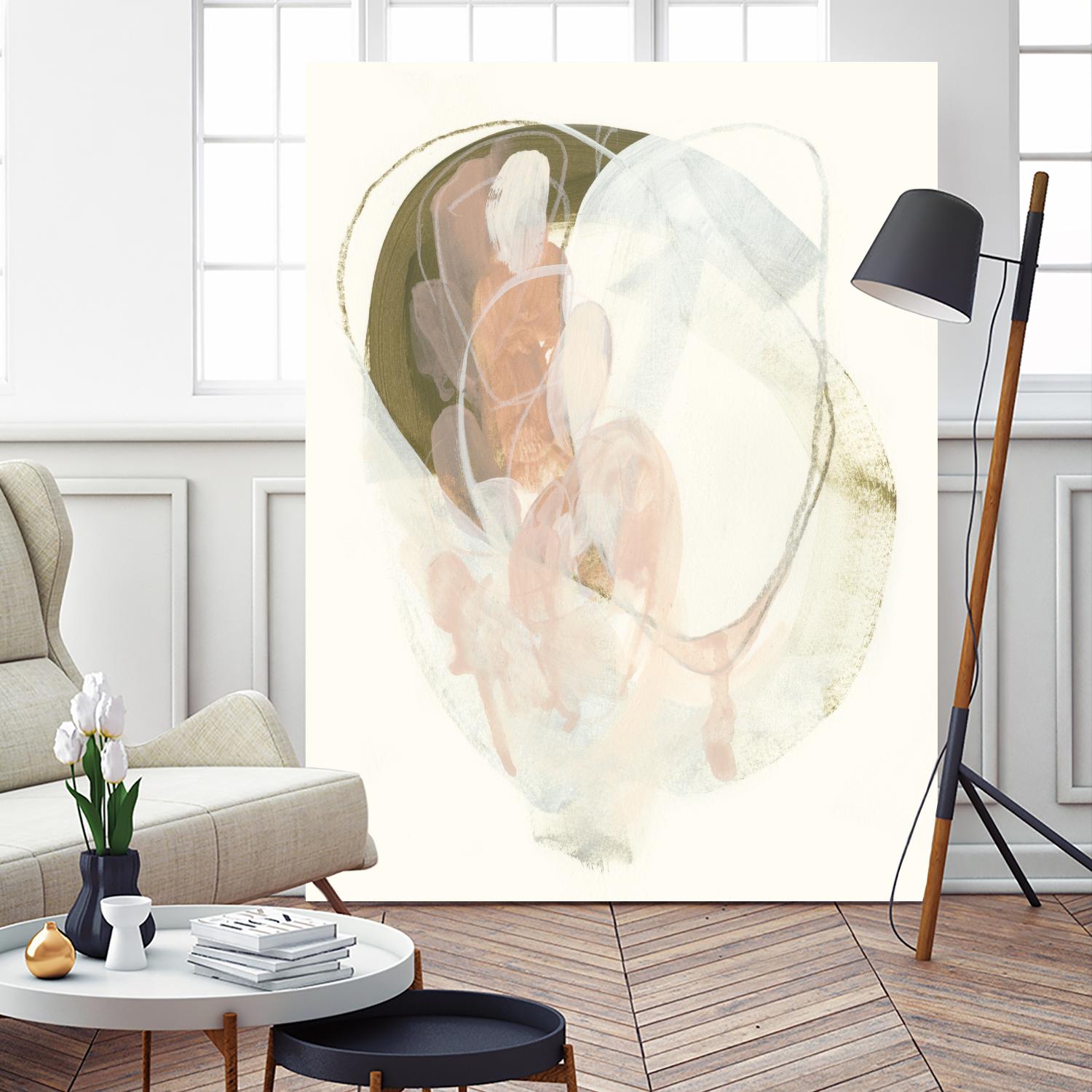 Hyacinth Gesture II by June Erica Vess on GIANT ART - pink abstract