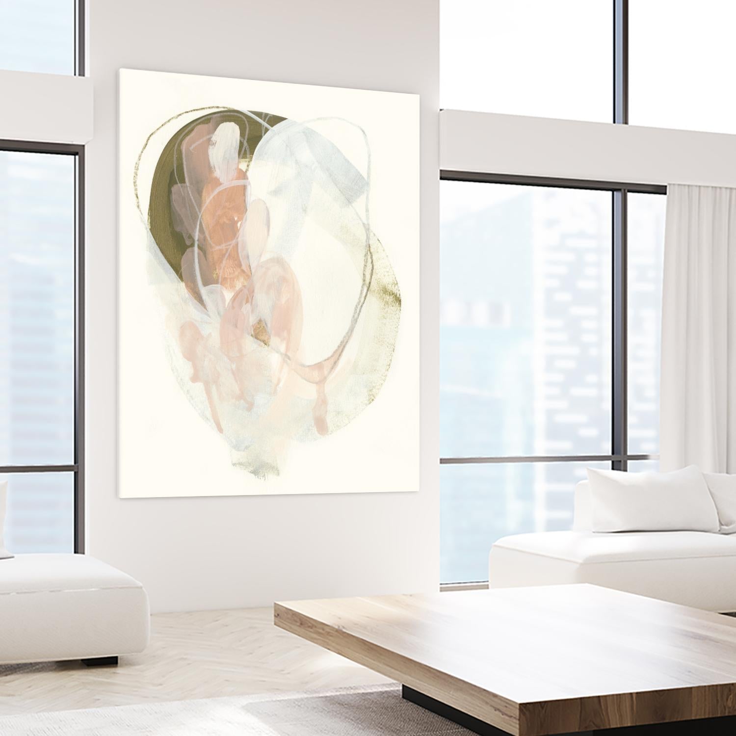 Hyacinth Gesture II by June Erica Vess on GIANT ART - pink abstract