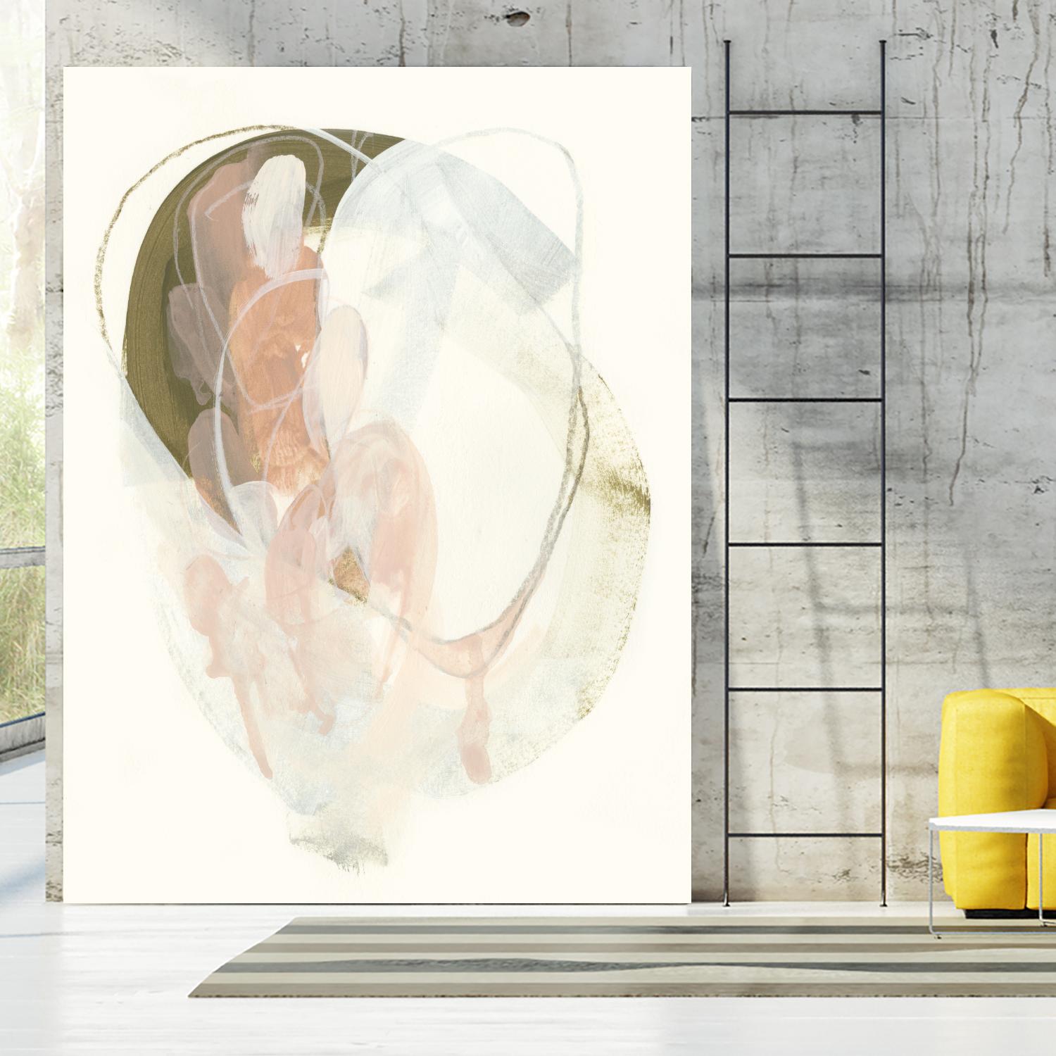 Hyacinth Gesture II by June Erica Vess on GIANT ART - pink abstract