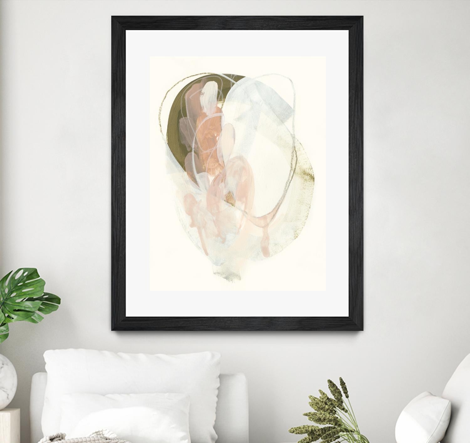 Hyacinth Gesture II by June Erica Vess on GIANT ART - pink abstract