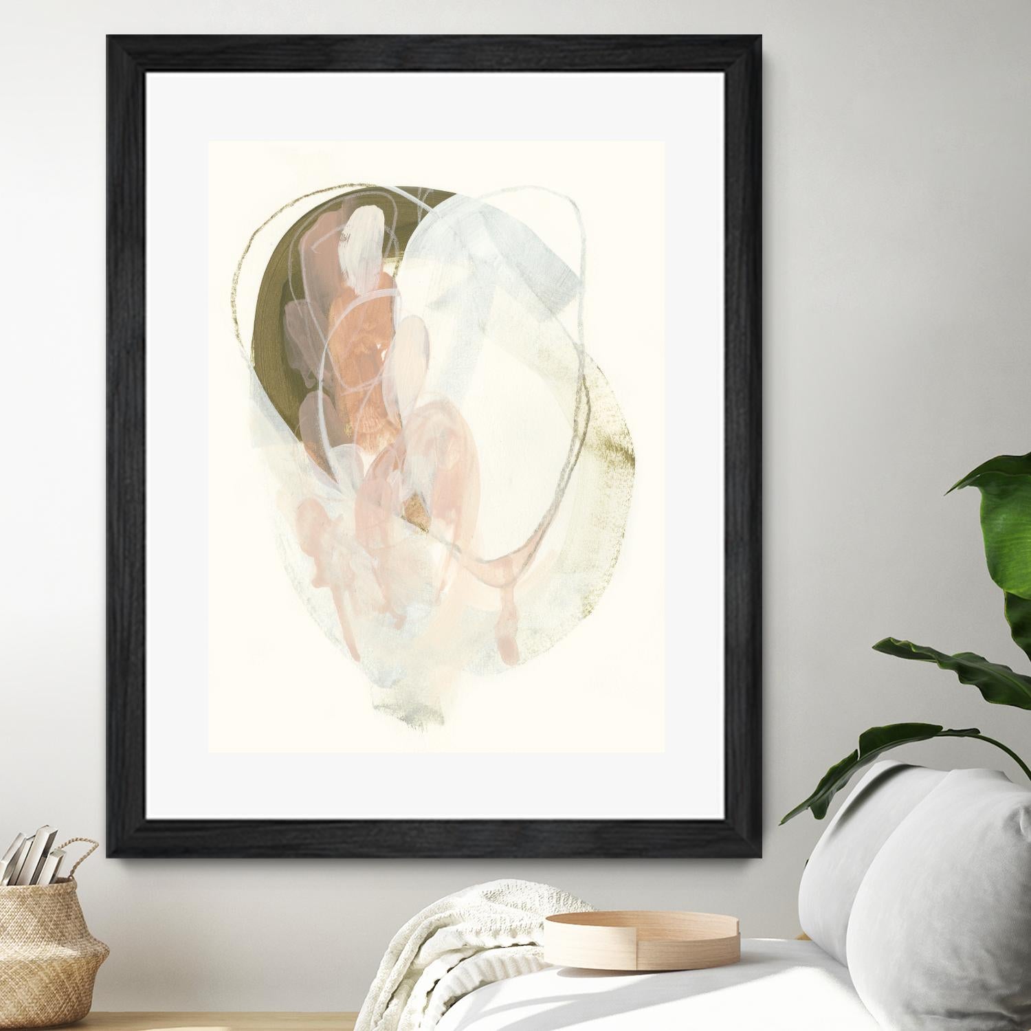 Hyacinth Gesture II by June Erica Vess on GIANT ART - pink abstract