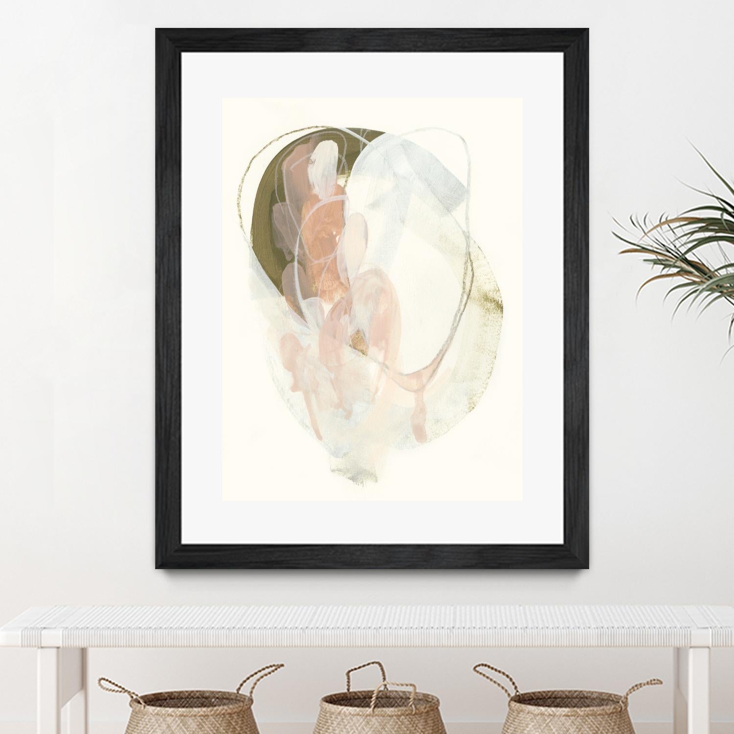 Hyacinth Gesture II by June Erica Vess on GIANT ART - pink abstract