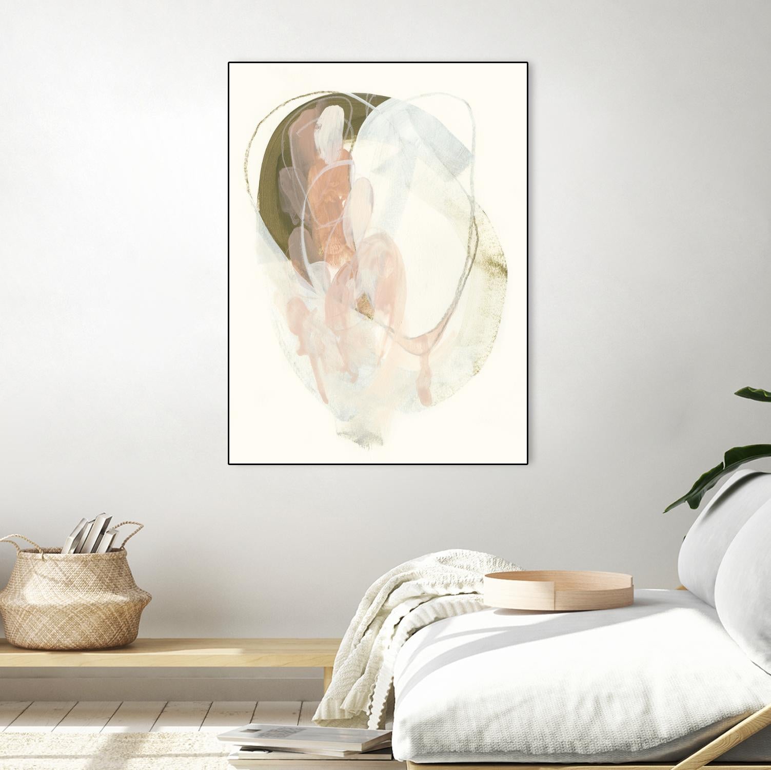 Hyacinth Gesture II by June Erica Vess on GIANT ART - pink abstract