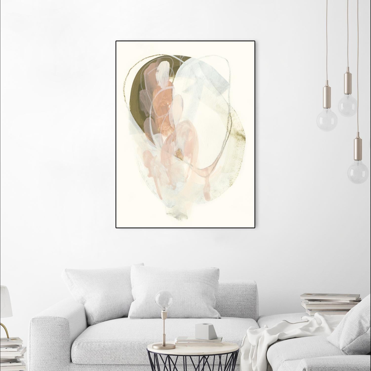 Hyacinth Gesture II by June Erica Vess on GIANT ART - pink abstract