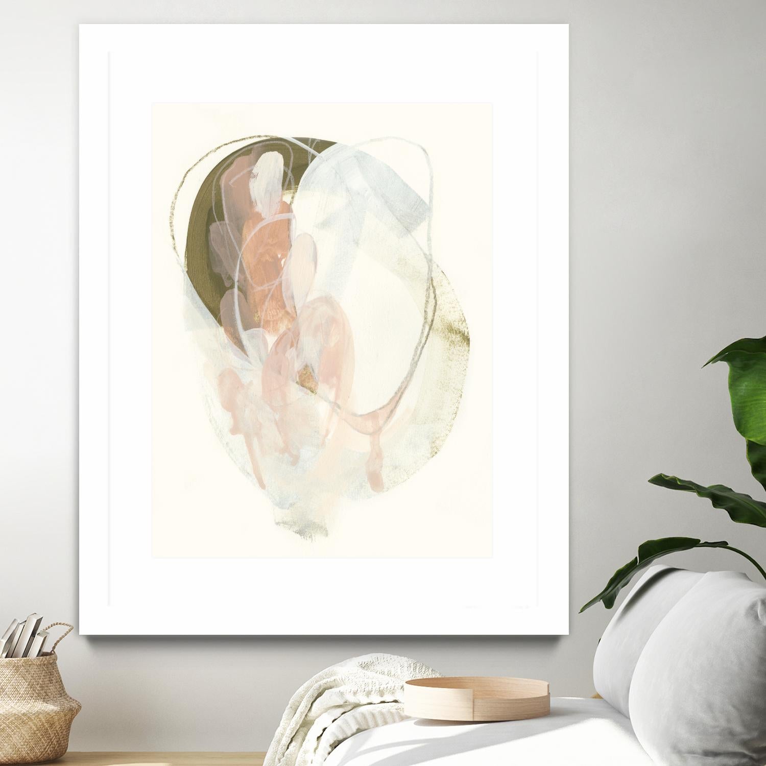 Hyacinth Gesture II by June Erica Vess on GIANT ART - pink abstract