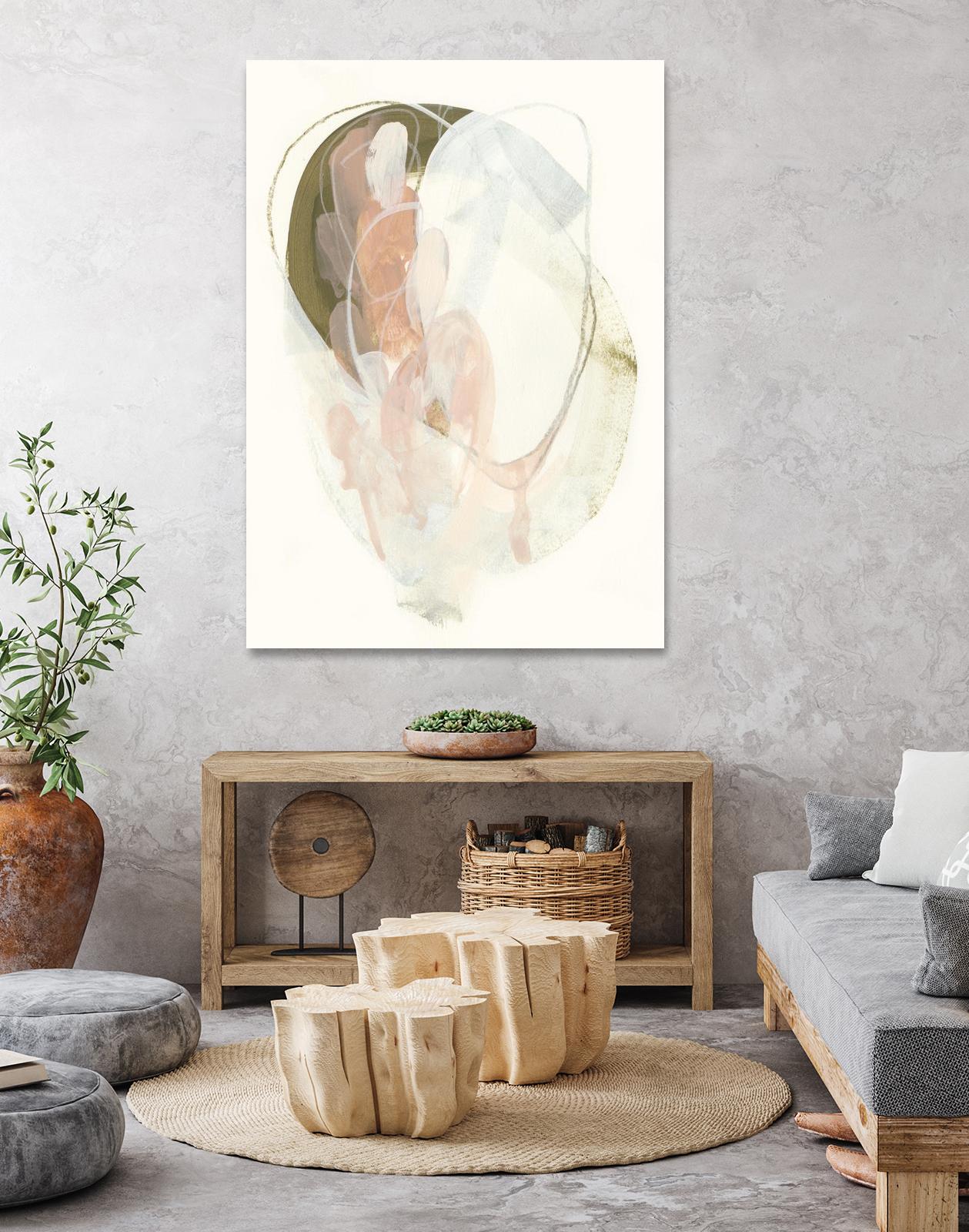 Hyacinth Gesture II by June Erica Vess on GIANT ART - pink abstract