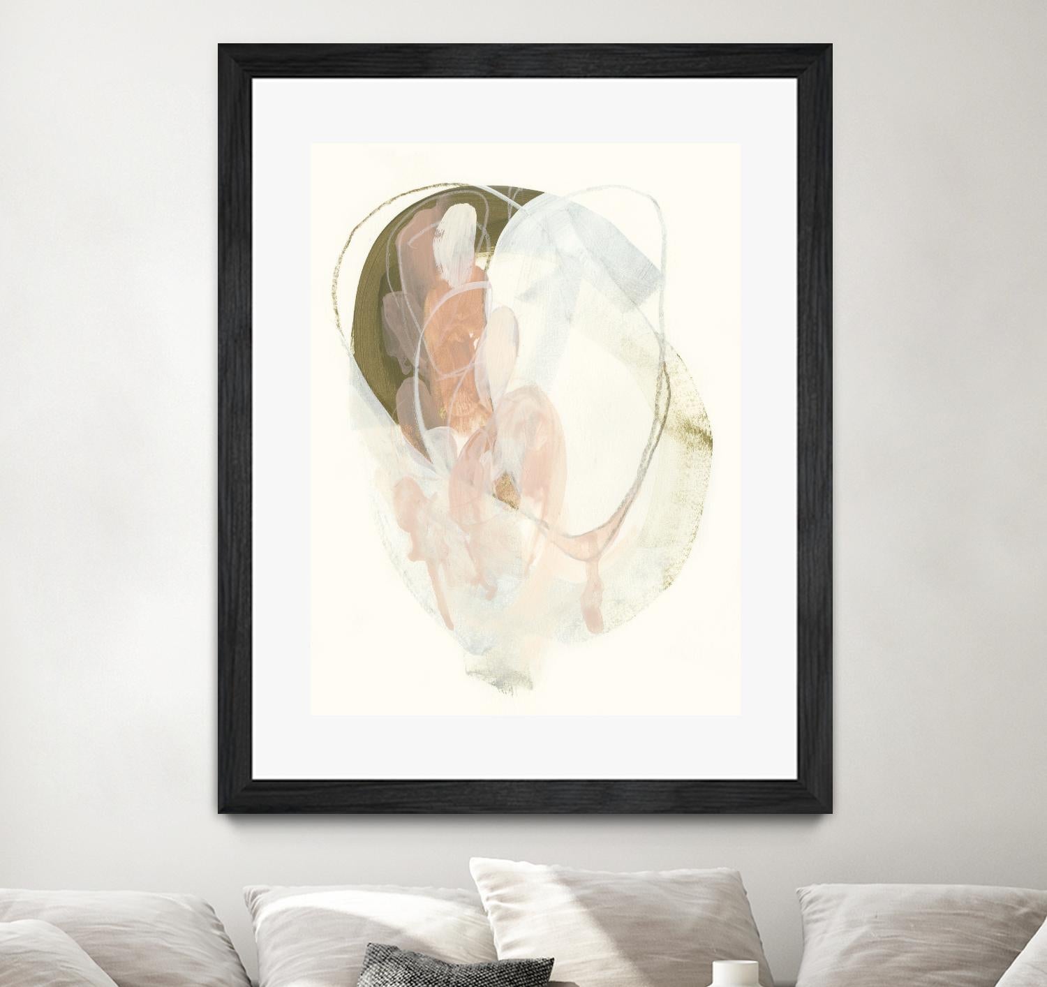 Hyacinth Gesture II by June Erica Vess on GIANT ART - pink abstract