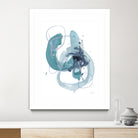 Aqua Orbit II by June Erica Vess on GIANT ART - blue abstract