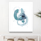Aqua Orbit II by June Erica Vess on GIANT ART - blue abstract