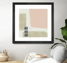 Monotype Abstraction I by Jennifer Goldberger on GIANT ART - pink abstract