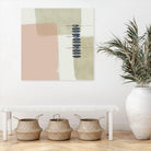 Monotype Abstraction II by Jennifer Goldberger on GIANT ART - pink abstract