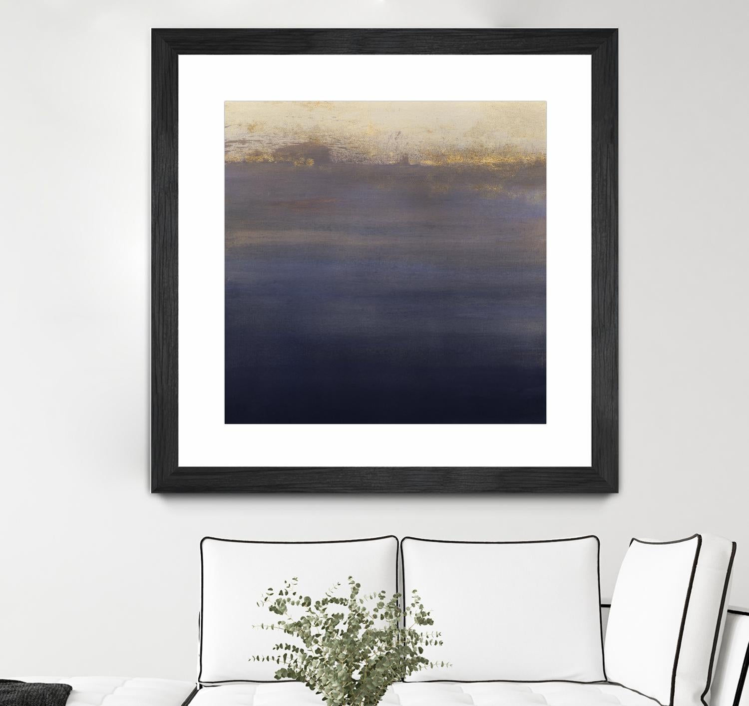 Indigo Sundown I by Victoria Borges on GIANT ART - pink abstract